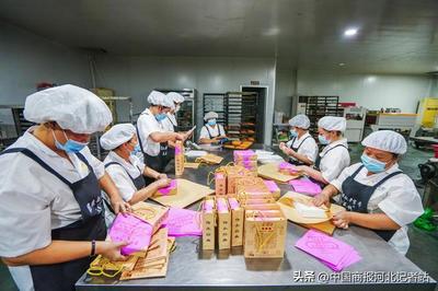 河北滦南:订单月饼生产忙